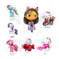 ParteeTime Kids Rainbow Dash Pinkie Pie Rarity Grabby Doll House Themed Foil Balloon Birthday Party Decoration