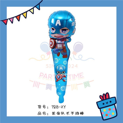 ParteeTime Kids Sanrio Kuromi My Melody Cinnamoroll Cute Handheld Themed Foil Balloon Birthday Party Decoration