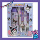 ParteeTime Kids Gifts Box Set Cute Cartoon Stainless Steel Spoon Fork Tableware Set With Water Bottle BPA FREE 350ml