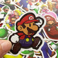 ParteeTime Kids Mario Birthday Theme Decorations Party Balloon Banners Hang Swirls Backdrop Tablecloth Cake Topper