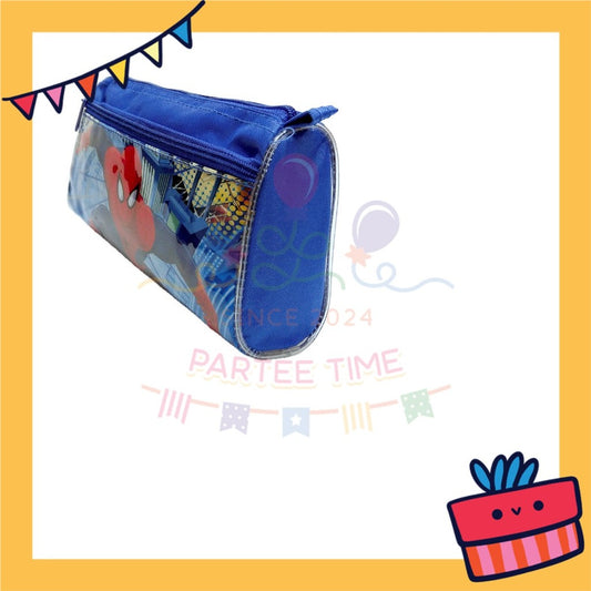 ParteeTime Kids Cute Cartoon Ultraman Spiderman Melody Double Layer Pencil Case Gift Pack Door Gift Goodie Bag Idea