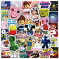ParteeTime Kids Roblox Girls Theme Decorations Birthday Party Supplies Banners Backdrop Set Budak Hari Jadi Hiasan