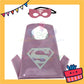 ParteeTime Kids Mask Cape Children Superhero Spiderman Capes Birthday Party Dress Up Toy Cape Cosplay Costume