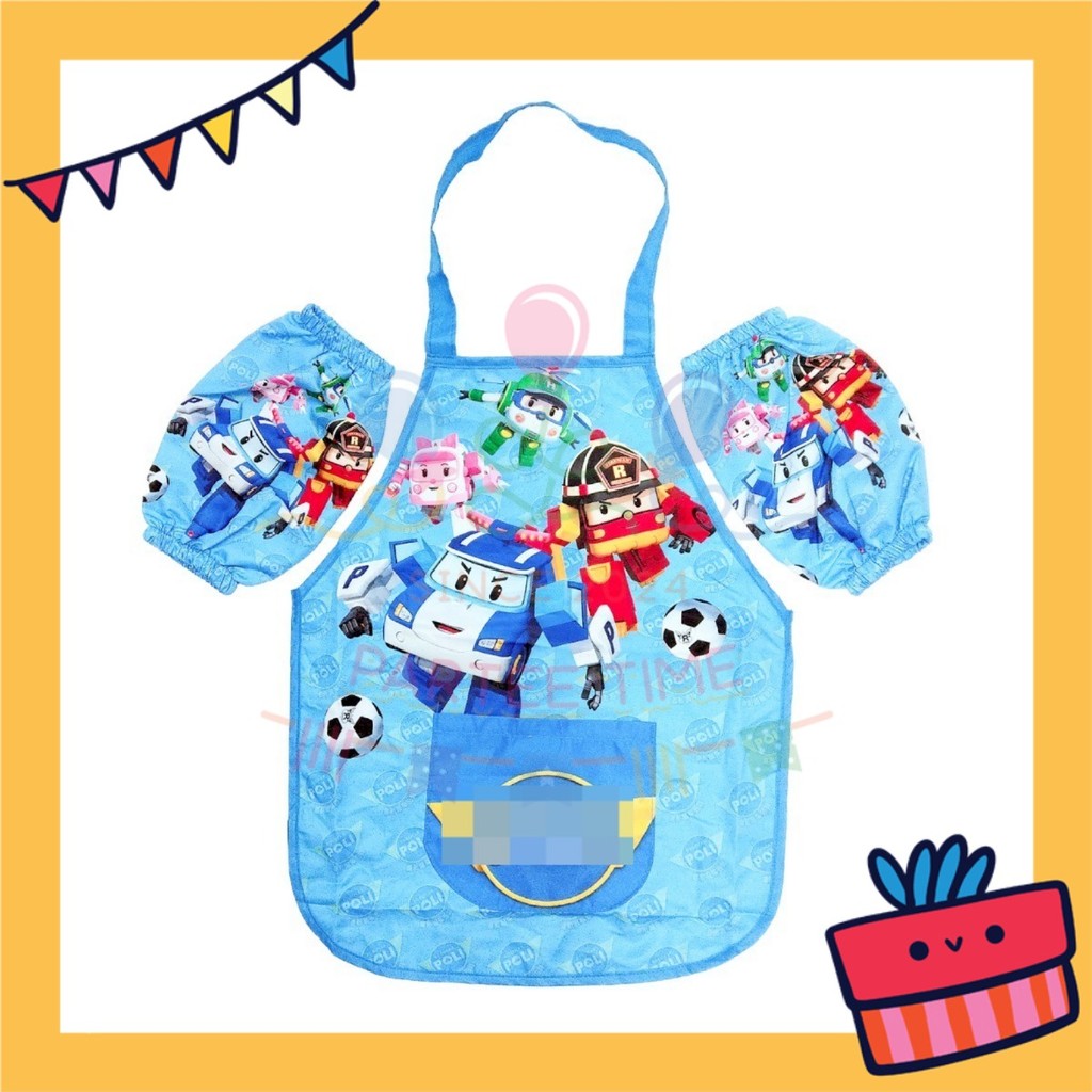ParteeTime Kids Boy Girl Sanrio Kuromi Melody Cinnamoroll Waterproof Cooking Baking Painting Apron Children’s Apron