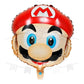 ParteeTime Kids Super Mario Princess Peach Luigi Themed Foil Balloon Birthday Party Decoration