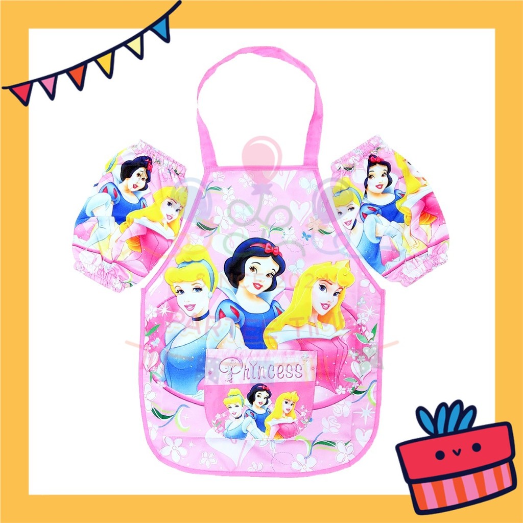 ParteeTime Kids Boy Girl Sanrio Kuromi Melody Cinnamoroll Waterproof Cooking Baking Painting Apron Children’s Apron