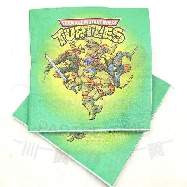 ParteeTime Kids Ninja Turtle Birthday Theme Decorations Kids Birthday Balloon Banner Hang Swirl Backdrop Tablecloth