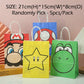 ParteeTime Kids Mario Birthday Theme Decorations Party Balloon Banners Hang Swirls Backdrop Tablecloth Cake Topper