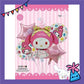 ParteeTime Kids Sanrio Cinnamoroll Kuromi Melody Birthday Party Decoration 5pcs Set Foil Balloon
