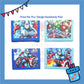 ParteeTime Kids Gifts Cute Cartoon Trifold Wallet Batman Doraemon Mario Dompet Lipat Kartun Comel Kanak-Kanak
