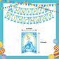 ParteeTime Kids Birthday Party Celebration Decoration Set Cinderella 4 in 1 Majlis Sambutan Hari Jadi Kanak-Kanak