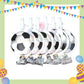 ParteeTime Kids Football Birthday Theme Decorations Kids Birthday Balloon Banner Set Budak Hari Jadi Bola Sepak Hiasan