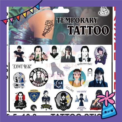 ParteeTime Kids Non-Toxic Temporary Tattoos Cartoon Tattoos Body Make Up Parties Carnival