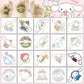 ParteeTime Kids Non-Toxic Temporary Tattoos Cute Cartoon Sanrio Kuromi Melody Cinnamoroll Body Make Up Parties Carnival