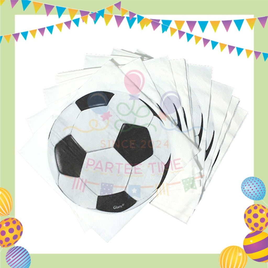 ParteeTime Kids Football Birthday Theme Decorations Kids Birthday Balloon Banner Set Budak Hari Jadi Bola Sepak Hiasan