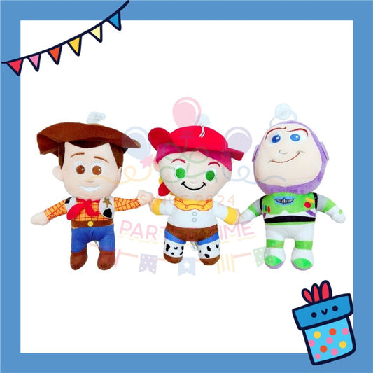 ParteeTime Kids Fluffy Toy Story Cute Soft Dolls Keychain Cute Plush Toy Stuffed Doll Toy Pendant Doorgift Goodies