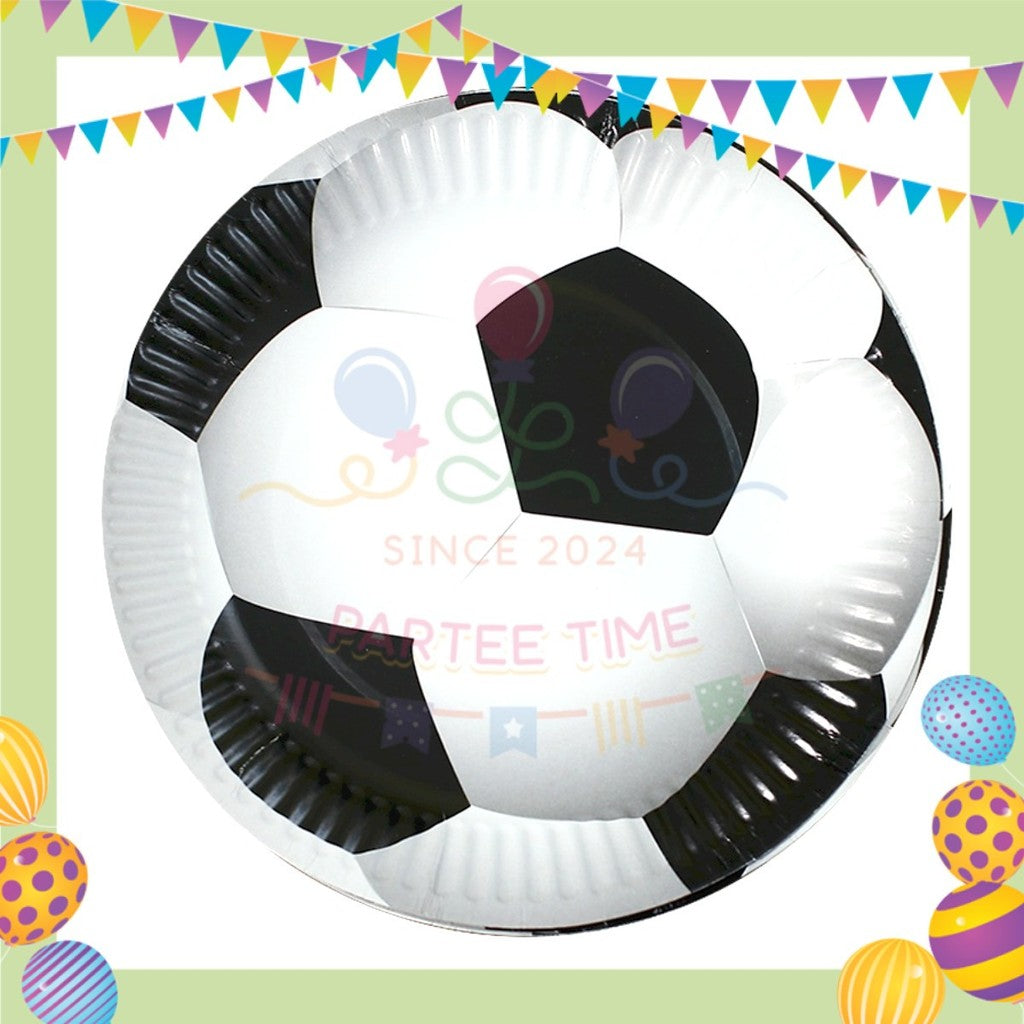 ParteeTime Kids Football Birthday Theme Decorations Kids Birthday Balloon Banner Set Budak Hari Jadi Bola Sepak Hiasan