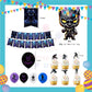 ParteeTime Kids Birthday Party Celebration Decoration Set Black Panther 4 in 1 Majlis Sambutan Hari Jadi Kanak-Kanak