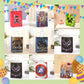 ParteeTime Birthday Kids 1pcs Mix Cartoon Party Favor Gift Bags with Handle Paper Bag Doorgift Packaging Goodies Bag