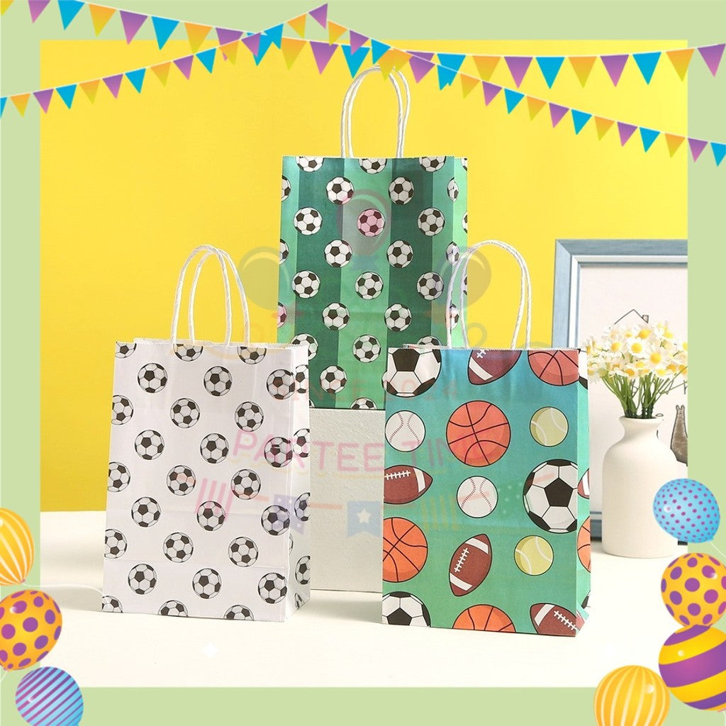 ParteeTime Kids Football Birthday Theme Decorations Kids Birthday Balloon Banner Set Budak Hari Jadi Bola Sepak Hiasan