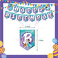 ParteeTime Kids Birthday Party Celebration Decoration Set Princess Jasmine 4 in 1 Sambutan Majlis Hari Jadi Kanak-Kanak