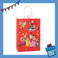 ParteeTime Birthday Kids 1pcs Mario Party Favor Gift Bags with Handle Paper Bag Doorgift Packaging Goodies Bag Gift Beg