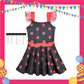 ParteeTime Kids Birthday Party Celebration Balloon Caketopper Banner Set Red Girl Costume Sambutan Parti Hari Jadi