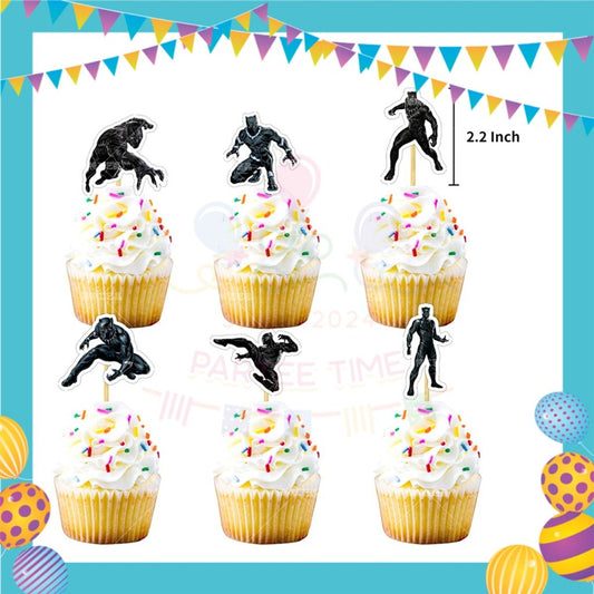 ParteeTime Kids Birthday Party Celebration Decoration Set Black Panther 4 in 1 Majlis Sambutan Hari Jadi Kanak-Kanak