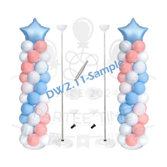 Parteetime Accessories Balloon Adjustable Stand Kit Birthday Party Wedding Graduation Children’s Day Event Celebration