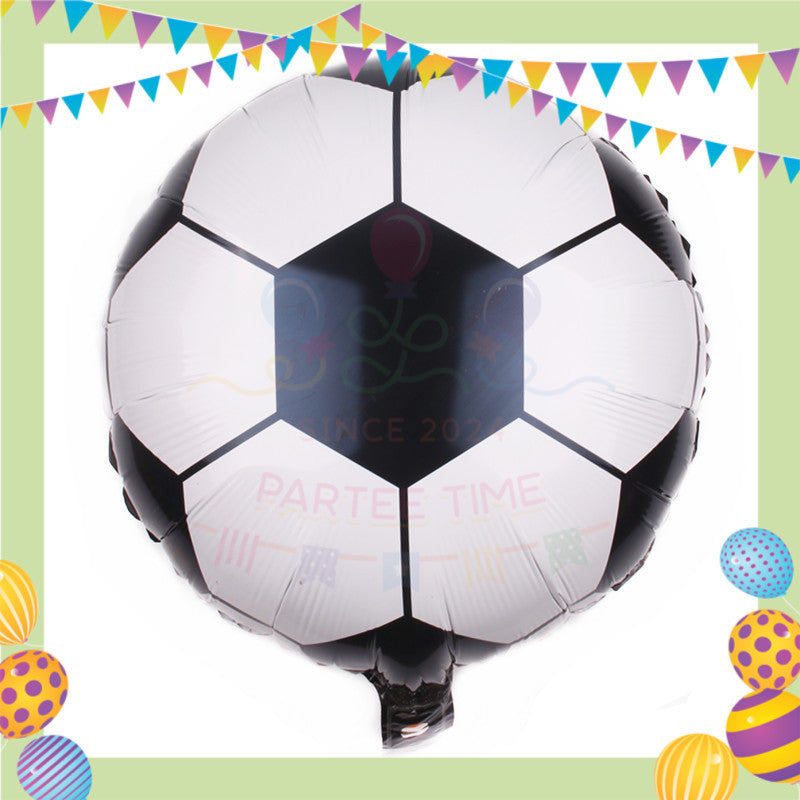 ParteeTime Kids Football Birthday Theme Decorations Kids Birthday Balloon Banner Set Budak Hari Jadi Bola Sepak Hiasan