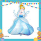 ParteeTime Kids Birthday Party Celebration Decoration Set Cinderella 4 in 1 Majlis Sambutan Hari Jadi Kanak-Kanak