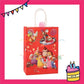 ParteeTime Birthday Kids 1pcs Mario Party Favor Gift Bags with Handle Paper Bag Doorgift Packaging Goodies Bag Gift Beg