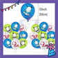 ParteeTime Kids Birthday Party Celebration Decoration Set Pochacho 4 in 1 Banner Balloon Cake Cupcake Topper Hari Jadi