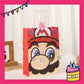 ParteeTime Birthday Kids 1pcs Mario Party Favor Gift Bags with Handle Paper Bag Doorgift Packaging Goodies Bag Gift Beg
