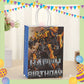 ParteeTime Birthday Kids 1pcs Mix Cartoon Party Favor Gift Bags with Handle Paper Bag Doorgift Packaging Goodies Bag