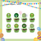 ParteeTime Kids Football Birthday Theme Decorations Kids Birthday Balloon Banner Set Budak Hari Jadi Bola Sepak Hiasan