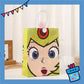 ParteeTime Kids Birthday 1pcs Mario Princess Peach Gift Bags with Handle Paper Bag Packaging Beg Goodies Murah Hari Jadi
