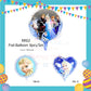 ParteeTime Kids Birthday Party Celebration Decoration Set Princess Anna Elsa 4 in 1 Majlis Sambutan Hari Jadi Kanak