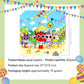 ParteeTime Kids Sprunki Theme Decorations Birthday Party Supplies Banners Backdrop Set Hiasan Hari Jadi Kanak-Kanak
