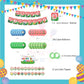 ParteeTime Kids Birthday Party Celebration Decoration Set Baby Blue 4 in 1 Majlis Sambutan Hari Jadi Kanak-Kanak