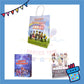 ParteeTime Birthday Kids 1pcs Roblox Party Favor Gift Bags with Handle Paper Bag Doorgift Packaging Goodies Bag Gift