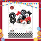 ParteeTime Kids Number 0-9 Birthday Party Decoration 11pcs Set Foil Balloon Set Belon Hiasan Parti Hari Jadi Kanak-Kanak