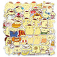ParteeTime Kids 50pcs 100pcs Cute Cartoon Waterproof Vinyl Sticker for Water Bottle Laptops Computer Desk Helmet Bicycle