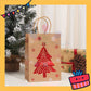 ParteeTime Birthday Kids 1pcs Christmas Party Favor Gift Bags with Handle Paper Bag Doorgift Packaging Goodies Bag Gift