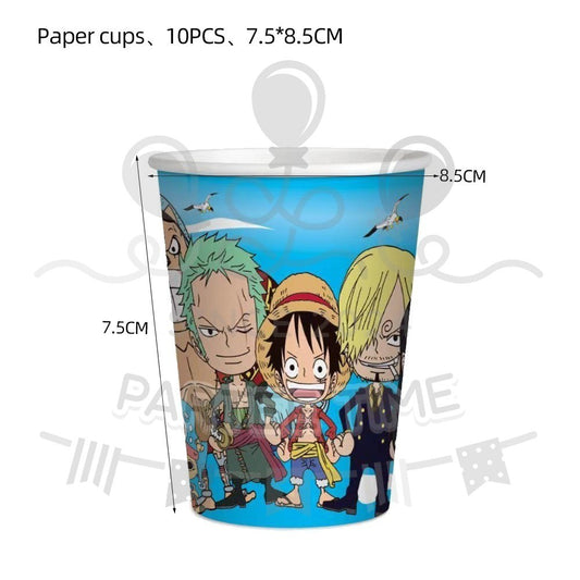 ParteeTime Kids One Piece Birthday Theme Decorations Party Balloon Banners Hang Swirls Backdrop Tablecloth Cake Topper