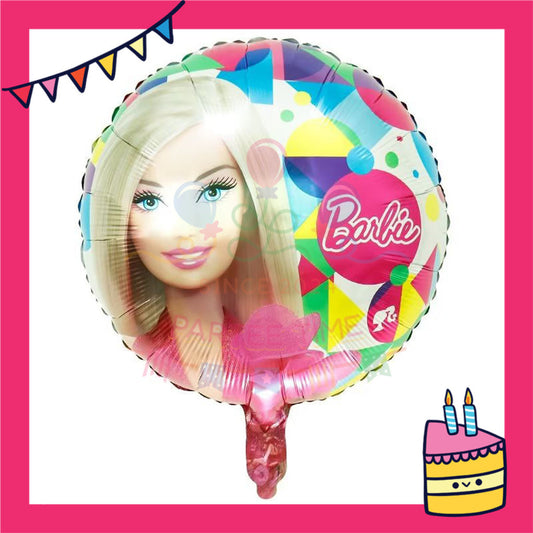 ParteeTime Kids Elsa Gabby Barbie Themed Foil Balloon Birthday Party Decoration Tema Foil Belon Hari Jadi Hiasan