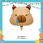 ParteeTime Kids Capybara Birthday Party Decoration Themed Foil Balloon 1pcs Birthday Party Majlis Sambutan Hari Jadi