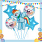 ParteeTime Kids Birthday Party Celebration Decoration Set My Little Pony 4 in 1 Hiasan Majlis Sambutan Hari Jadi Kanak