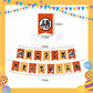 ParteeTime Kids Birthday Party Celebration Decoration Set Dragon Ball Goku 4 in 1 Majlis Sambutan Hari Jadi Kanak-Kanak