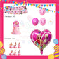 ParteeTime Kids Birthday Party Celebration Decoration Set Barbie 4 in 1 Hiasan Majlis Sambutan Hari Jadi Kanak-Kanak